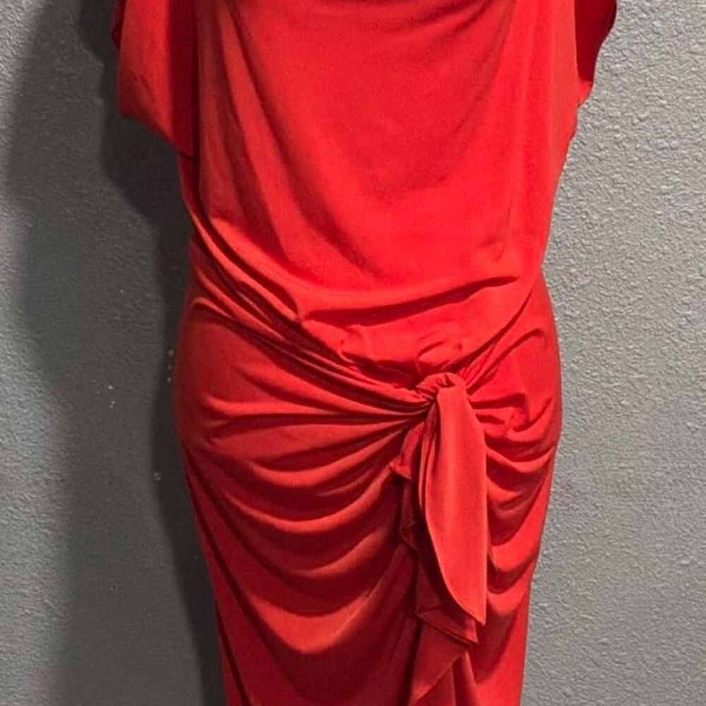 Catherine-s Women's Red and Orange Dress